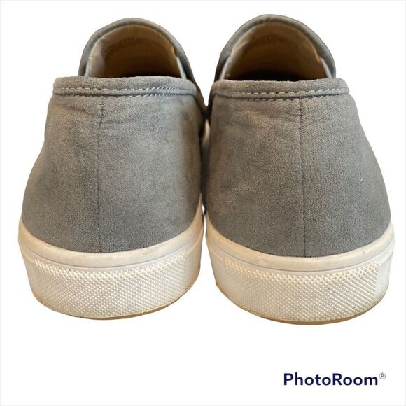 Steve Madden Emily Gray Faux Suede Sneakers - Picture 4 of 12